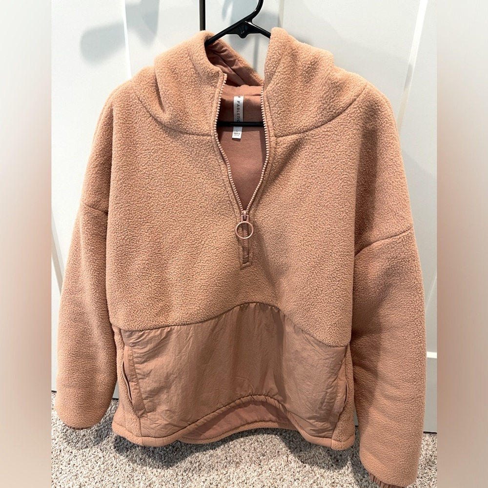 Fabletics fleece quarter zip